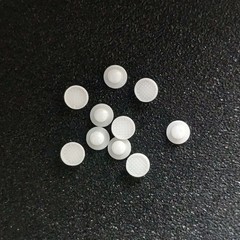 Dental Orthodontic Bondable Lingual Buttons Ceramic Round Base Mesh Base