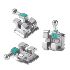 AZDENT Dental Orthodontic Brackets Braces Metal Mini Roth /MBT .022″ Hooks 3 4 5