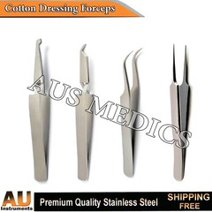 Orthodontic Bracket Holding Reverse Action Placing Tweezers Dental Instruments