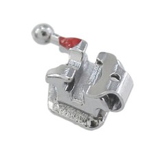 Dental Orthodontic Self Ligating Brackets Interactive Ceramic Metal Roth MBT 022