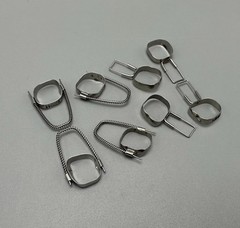 40pcs Dental Teeth Brace Preformed 1st 2nd Space Maintainer Retainer Molar Bands