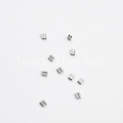 Dental Orthodontic Crimpable Hooks Double Tubes Inserted Stops Lingual Buttons