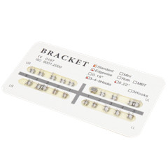Dental Bracket Ultrathin Monoblock MIM Edgewise ROTH MBT 022 018 345 Hook