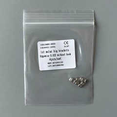 20 Dental 1st Brackets Molar Wide Big Bracket Orthodontic Edgewise 022 No Hooks