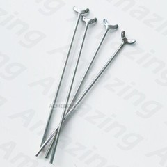 20Pcs 0.8mm Dental Ball Retainer J Clasp Oblique Clasps Bars Y-Type Scheu Style