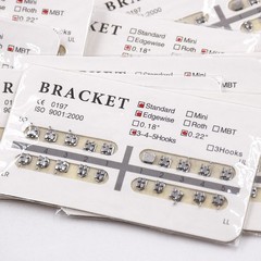 Dental Orthodontic Brackets Braces Mini Standard Edgewise Roth MBT 018 022 Hook