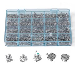 AZDENT Dental Orthodontic Metal Brackets Braces MIM Mini Roth MBT 022 345 Hooks