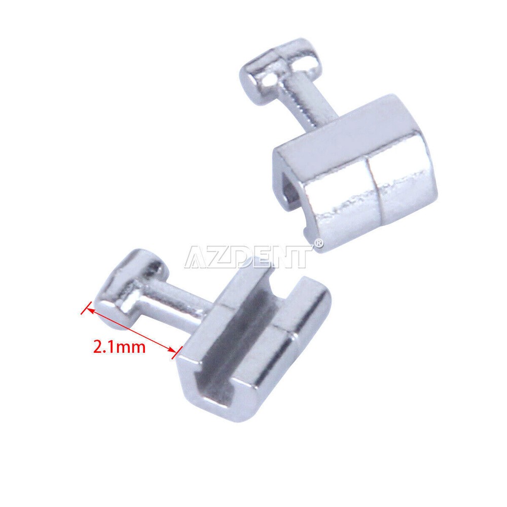 AZDENT Dental Orthodontic Crimpable Hook Stops Type for Arch Wires 10pcs/pack