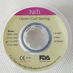 4Rolls Orthodontic Dental Niti Open Coil Spring Dia.012 Inch/.010 Inch 914mm