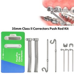 Orthodontic Fatigue Resistant Device Kits Class II Corrector Push Rod 22-38mm