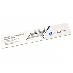 Dental Micro Stainless Steel Abrasive Strips Double-Sided Finishing Polishing