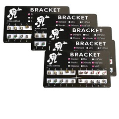 50 Sets YOKA Dental Ortho Metal Brackets Braces Mini/Standard Roth/MBT 022/018
