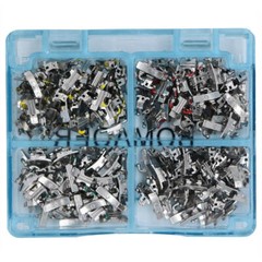 50sets dental orthodontic buccal tube 0.022 1st molar Roth weldable conv sgl
