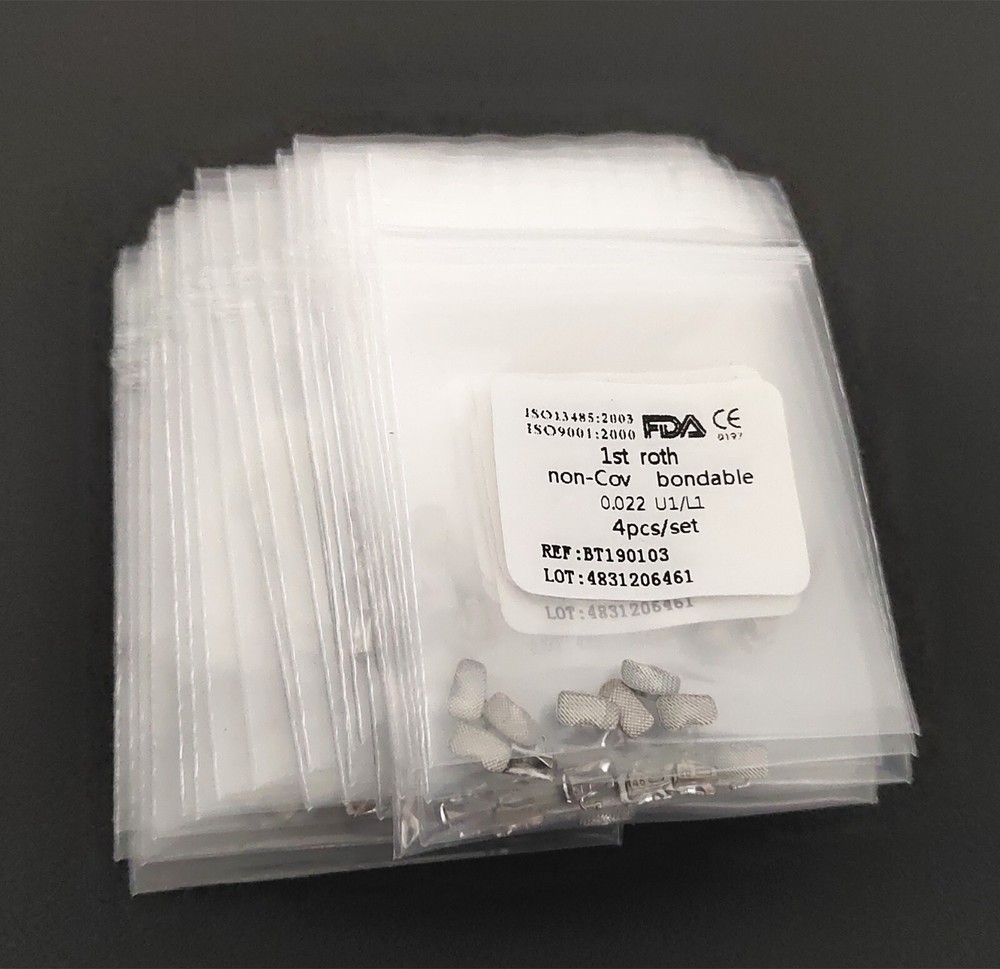 50Sets Dental Orthodontic Buccal Tubes Roth 1st 0.022″ Molar non-Cov Bondable