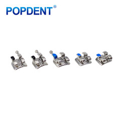 10packs Dental Orthodontic Metal Brackets Mini MBT/ROTH 022/018 345H Monoblock