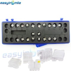 1Pack Orthodontic Ceramic Bracket 022 345W/H mesh Base Dental MINI Brace ROTH/MB
