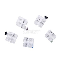 AZDENT Dental Orthodontic Clear Ceramic Brackets Braces Mini Roth.022 Hooks 345