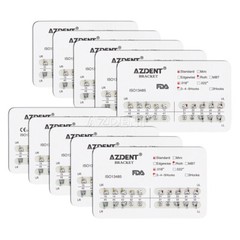 10X Dental Orthodontic Brackets Braces Metal Standard Roth .018 Hooks 3 4 5 FDA