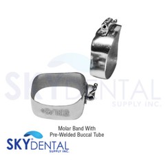 1st Dental Molar Bands with Pre-Welded Buccal Tubes Slot .018 or .022