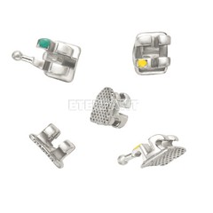 Dental Ortho Brackets Braces Metal Mini MBT/Roth 018/022 MIM Monoblock 345Hooks