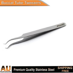 Orthodontic Buccal Tube Tweezers Forceps Dental Bonding Placing Holding Plier