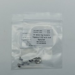 10Sets Dental 1st Brackets Molar Wide Big Bracket Orthodontic Edgewise 022 Hooks