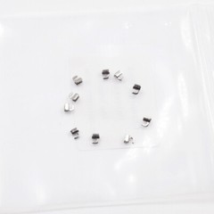 10Pcs Dental Orthodontic Stainless Steel Crimpable Hook Sliding Split Stops Type