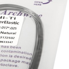 100pc Dental Ortho Niti Natural Form Super Elastic Rectangular Arch Wires 17x25L