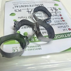 40Pcs Dental Orthodontic Band Buccal Tube 1st Molar Roth.022 Tube 30-44#+