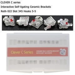 Dental Orthodontic Self Ligating Brackets Braces Metal Ceramic Roth MBT Empower