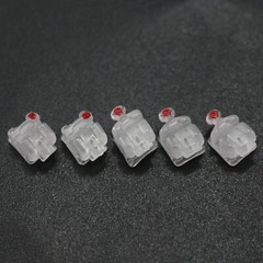 Orthodontic Damon Clear Self Ligating Bracket Ceramic Brace MBT Roth 022 Cu-Niti