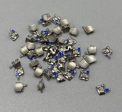 100 Pcs Dental Orthodontic Metal Brackets Mini Roth 022 345 Hooks Braces