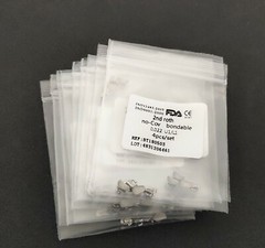 20Pack Dental Orthodontic No-Con Buccal Tubes 1st/2nd Roth 0.022″ Molar Bondable