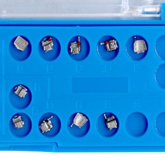 Self-Ligating Metal Brackets Roth 0.022 345 Hooks Dental Ortho With Tool