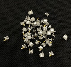Dental Orthodontic Bracket Braces Mini Roth 022 Slot Hooks 345 Metal In Bulk