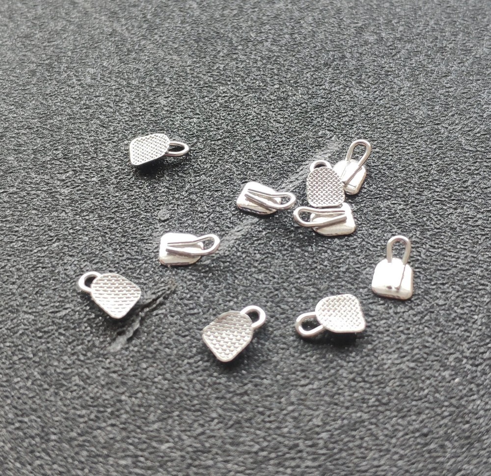 100Pc Dental Orthodontic Caplin Hook Traction Hook Diameter Rectangular Bondable