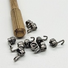 20 Pcs Dental Orthodontic Crimpable Hooks Stops Arch Wire Gurin Lock + Driver