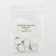 40 Pc Dental Orthodontic Band&Buccal Tube U3/L2 Roth 022 1st Molar 35#-39+#