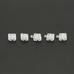 STAR ABSOLUTE Orthodontic Sapphire Brackets Monocystalline Clear Braces MBT 022