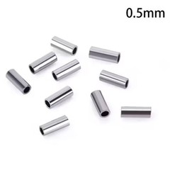 Dental Ortho Crimpable Mini Stops 0.8/0.5mm Crimpable Hooks Round Wires 10pcs/pc