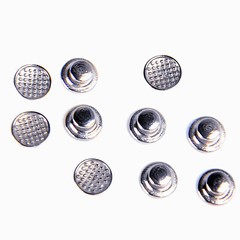 10 pcs/bag Dental Orthodontic Lingual Buttons Bondable Round One Piece Inblock