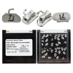 Creative Orthodontic Buccal Tubes Molar Bracket Laser Marked tubos de ortodoncia