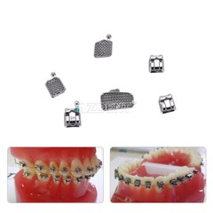 Dental Orthodontic Self Ligating Brackets Roth.022 Hook 345 Mesh Base/Monoblock