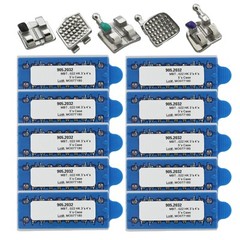 US Dental Orthodontic Metal Brackets MIM Mini Braces Roth MBT 018 022 345 Hooks