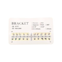 US Dental Orthodontic Metal Bracekets Braces MIM CNC Mini Standard Roth MBT 022