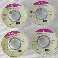 Orthodontic Dental Braces Niti Open Coil Spring Dia.012 Inch/.010 Inch 914mm