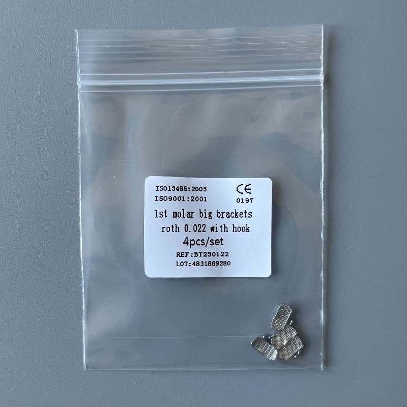20Sets Dental 1st Brackets Molar Wide Big Bracket Orthodontic Roth MBT 022 Hooks