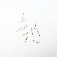 23 Type Dental Orthodontic Crimpable Hooks Sliding Spiral Cross Double Tube Stop