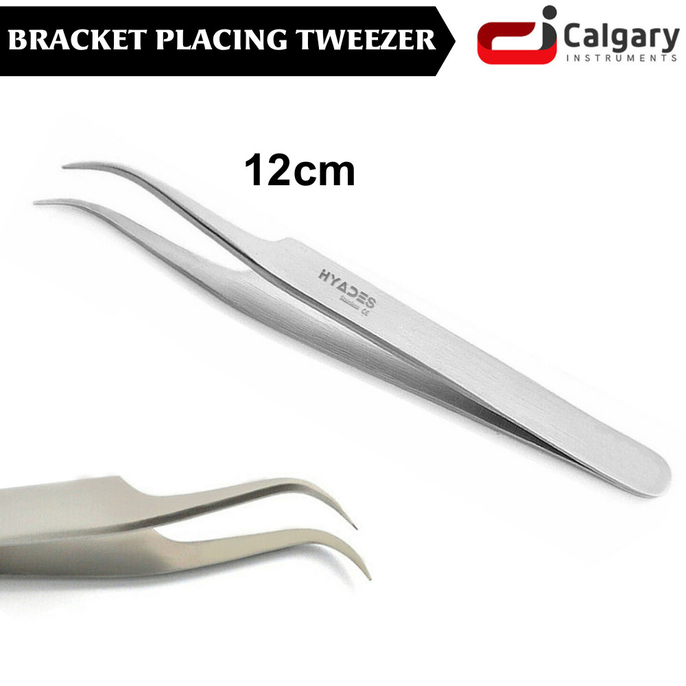Bracket Placing Direct Bonding Placement Tweezer Orthodontic Buccal Dentist Tool
