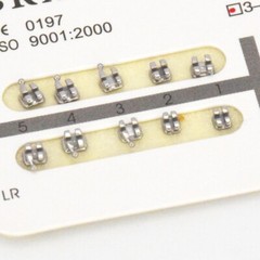 Dental Orthodontic Bracket Brace MIM Monoblock Ultrathin Edgewise 022 345 Hook